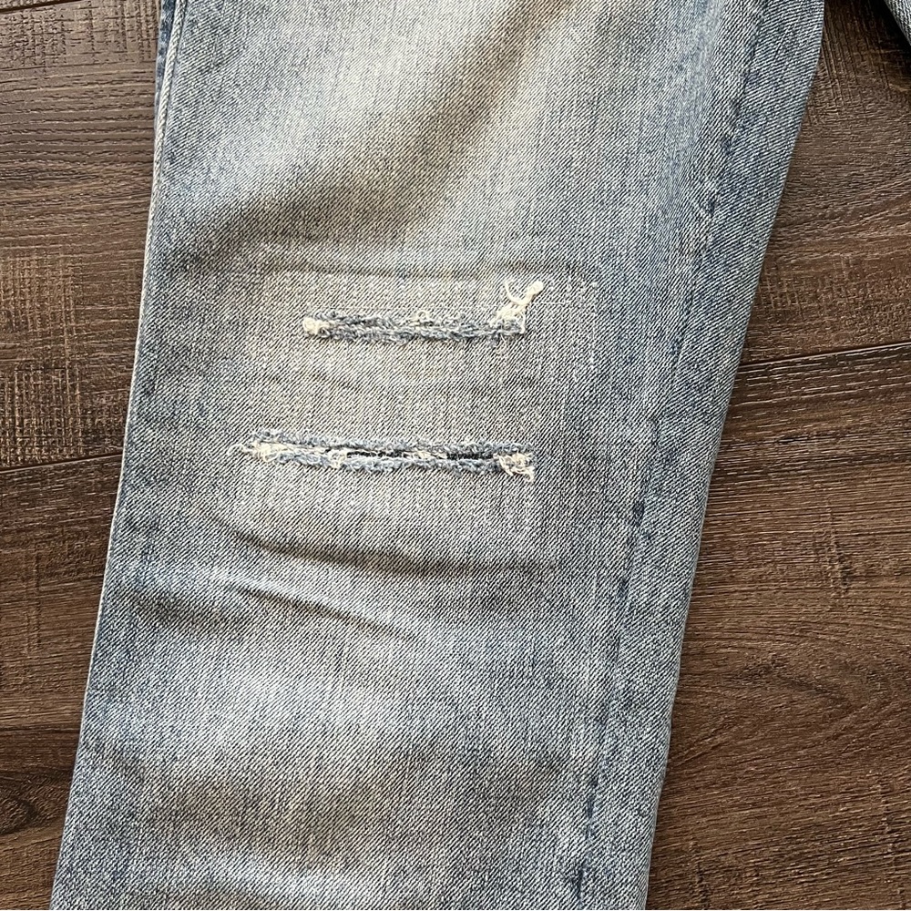 Free People Pioneer Straight Jeans in Washed Denim - Picture 10 of 13